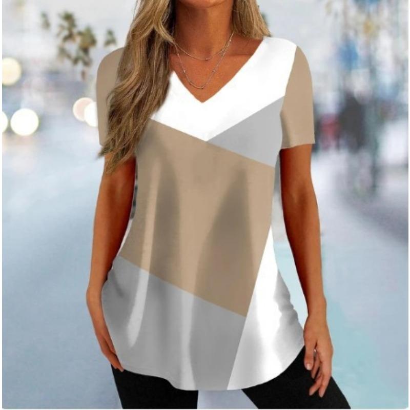 Summer T-shirt Hip Hop Digital 3D Printed Women's Street Short Sleeved Sports T-shirts Top