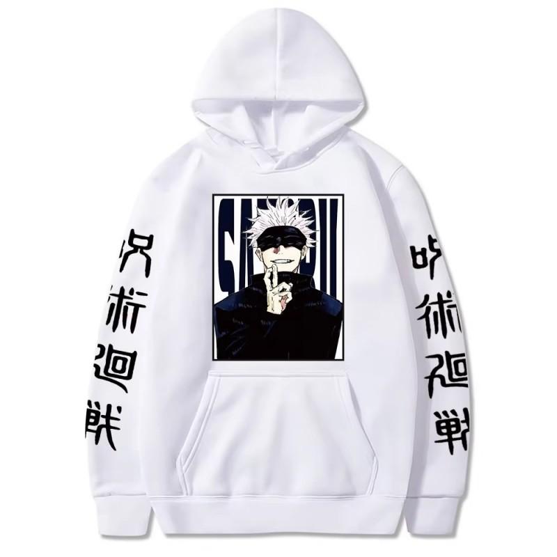 Bluza Męska Damska Casualowa Unisex Streetwear Moda Jujutsu Kaisen Jesień Zima Ubrania Bluza z Długim Rękawem