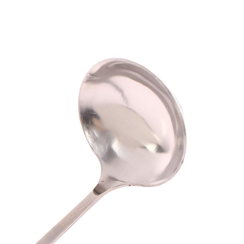 1 kus Nerezová ocel Lžíce na míchání s dlouhou rukojetí Lžíce na zmrzlinu Dezertní lžíce Nádobí