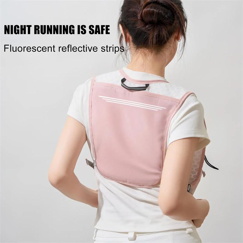 Running Vest Water Vest 4L Lightweight Adjustable Chest Straps Reflective Water Bladder Bag For Men Outdoor Activities Cycling