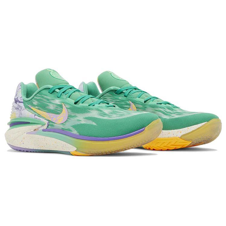 Nike Air Zoom GT Cut 2 EYBL Peach Jam Men Sneakers Green Spring-Green Multi-Color FN5037-300
