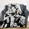 Jujutsu Kaisen Flannel Blanket Throw Blanket Soft Warm Sofa Bed Camping Home Decor Unique Christmas Gift C926369