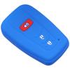 Lcyam Key Fob Cover Case 3Buttons Remote Protector Silicone Fits For Toyota Rav4 Corolla Camry Prius Avalon
