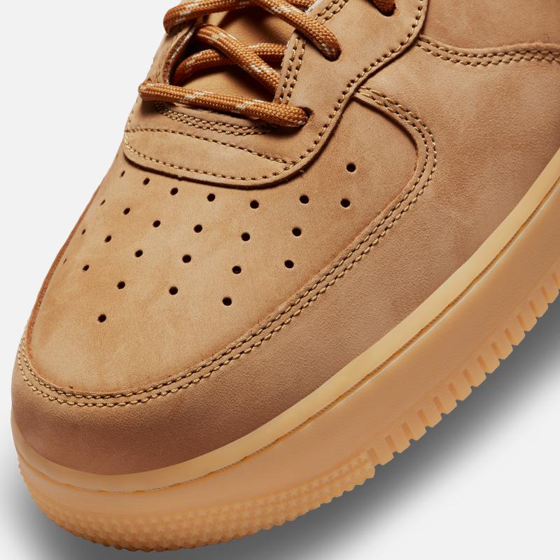 Nike Air Force One Men's Breathable Leather Sport Shoes with Winter Rubber Sole - NIKE AIR FORCE 1 DJ9158