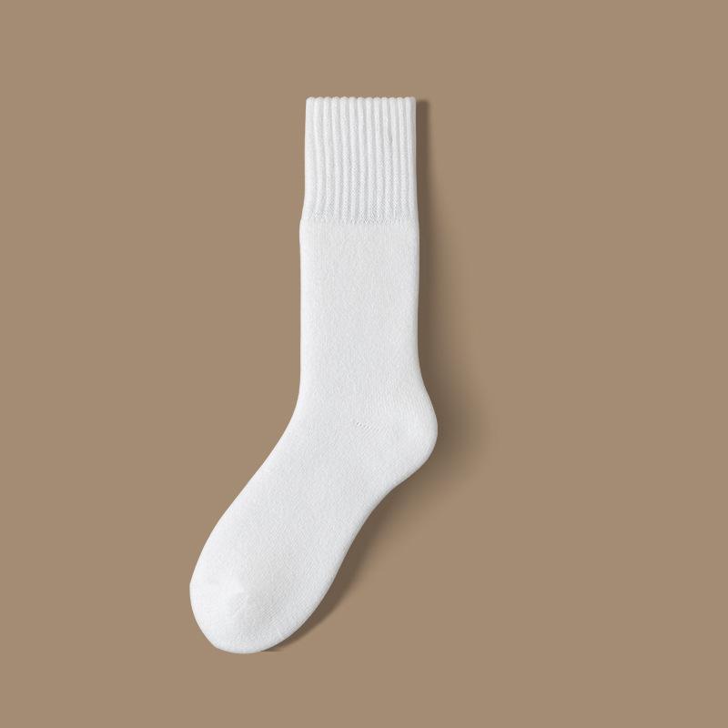 

Мужские супертеплые зимние носки средней длины - толстый бархатный плюш, универсальные зимние носки One Size