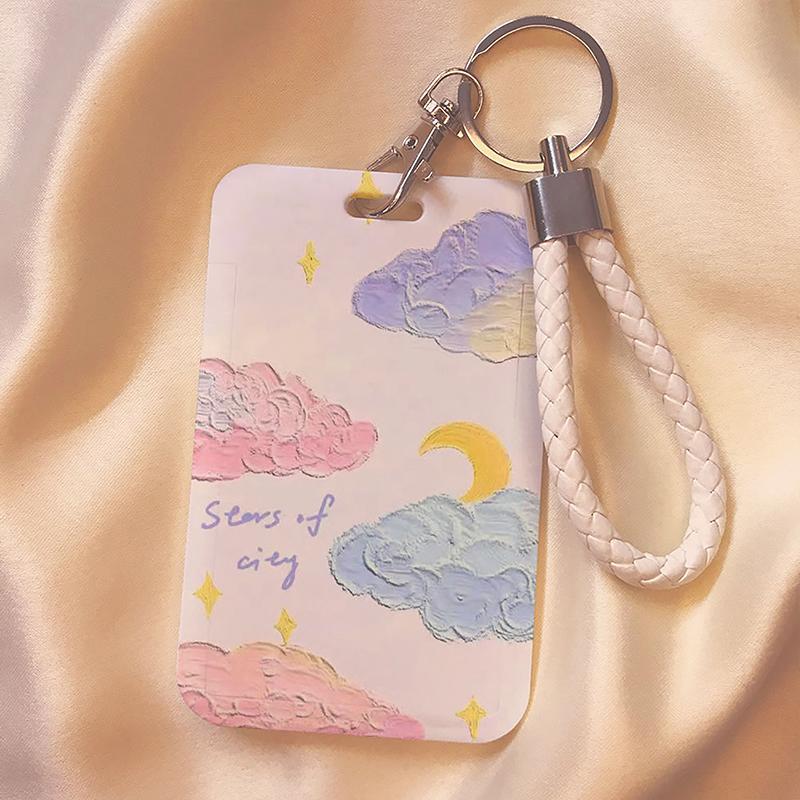 Suport pentru carduri de dragoste, suport pentru carduri foto, breloc, protectori pentru carduri de student, acoperire albastră pentru carduri bancare de identitate, geantă de papetărie școlară pentru carduri foto