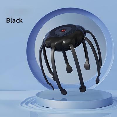 Rechargeable Electric Head Massager with 4 Speeds Vibration Scalp Massage for Relaxation Stress Relief