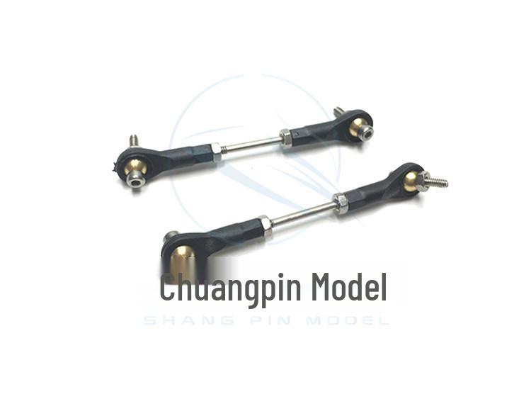 M2 Adjustable Double-Headed Ball Joint Tie Rod 2mm Thread Connector Assembly