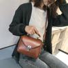 Small Square Bags For Women Fashi Solid Color Designer Crossbody Shoulder Bag Vintage PU Leather Handbags Female Bag