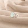Aqua Chalcedony Gemstone 925 Sterling Silver Handmade Women Jewelry Partywear Ring For Gift RR-75-17