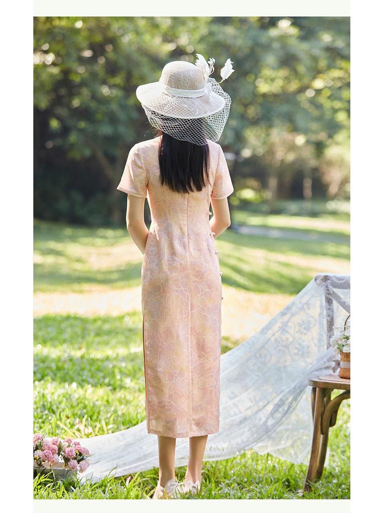 Seeking Agents: New Summer Retro Chinese Cheongsam Dress for Women