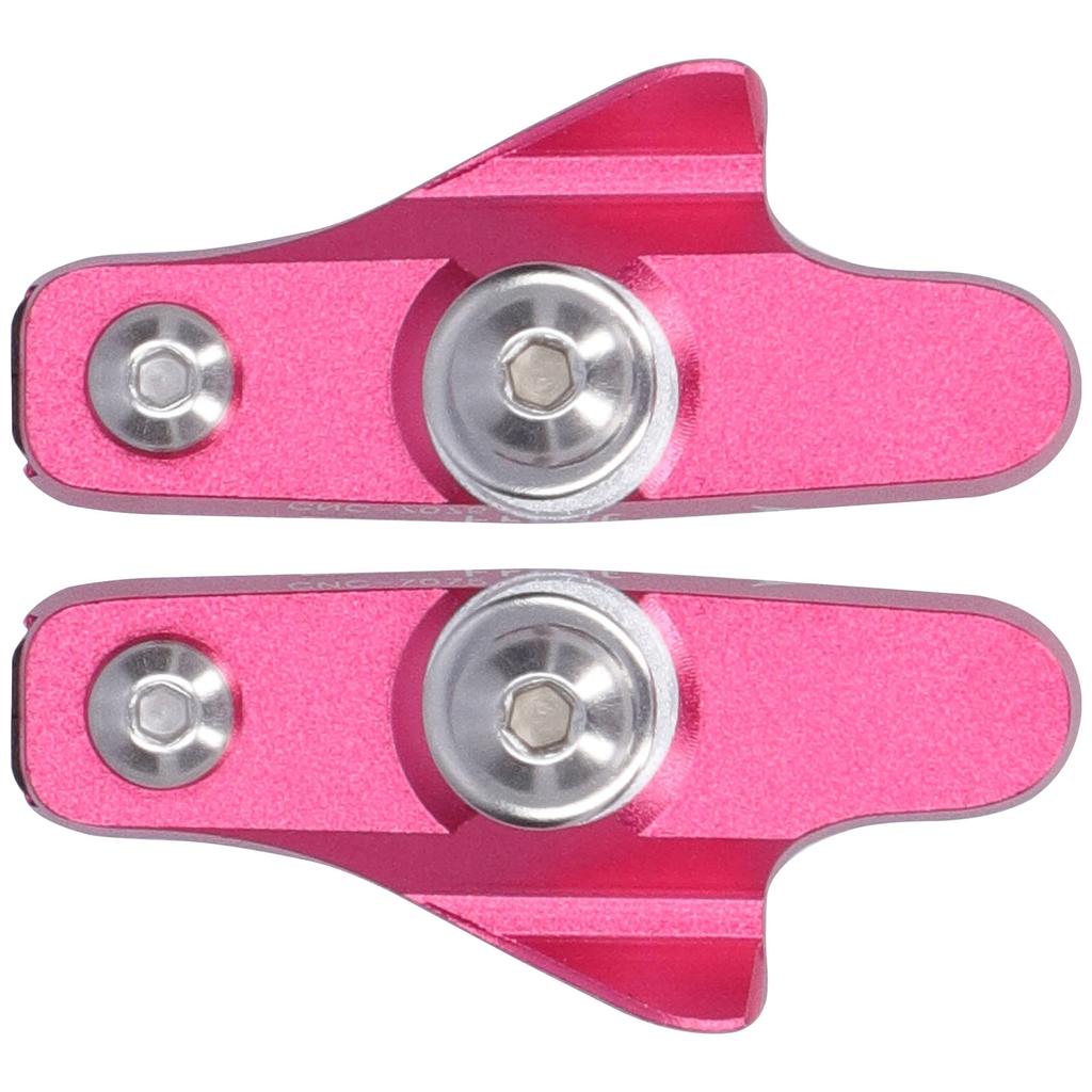 ZTTO Road Bike Brakes Pads Bicycle CBrake NoNoise NoSkid Rubber Blocks Replacement(Red )