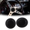 Custom logo Carbon Fiber Look High Performance Steering Wheel Horn Button  Switch Push Cover For Universal