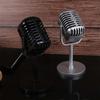 Plastic Simulation Microphone Classic Fake Microphone Model  Home Decoration