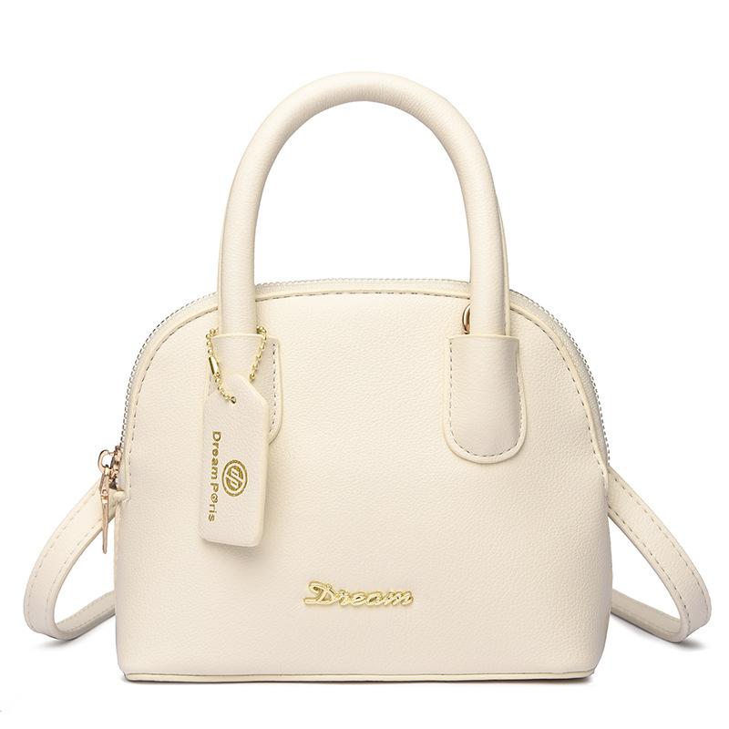 Borsa a tracolla alla moda di piccole dimensioni, Borsa a conchiglia semplice e versatile