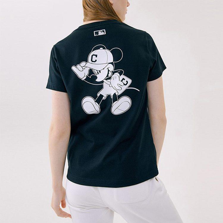 MLB X T-shirt Disney Unisex Nera 31TSK1031-45L