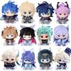 10cm Game Impact Plush Varka Durin Flins Sandrone Columbina Lauma Nefer Skirk Cute Cartoon Dolls Bag Pendant Keychain Gift