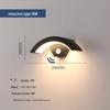 LED Waterproof Wall Light with Motion Sensor for Outdoor Garden or Balcony
