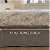 Pure Cotton Four-piece Set - Retro Floral Buttoned Bed Sheets and Pillowcases Set