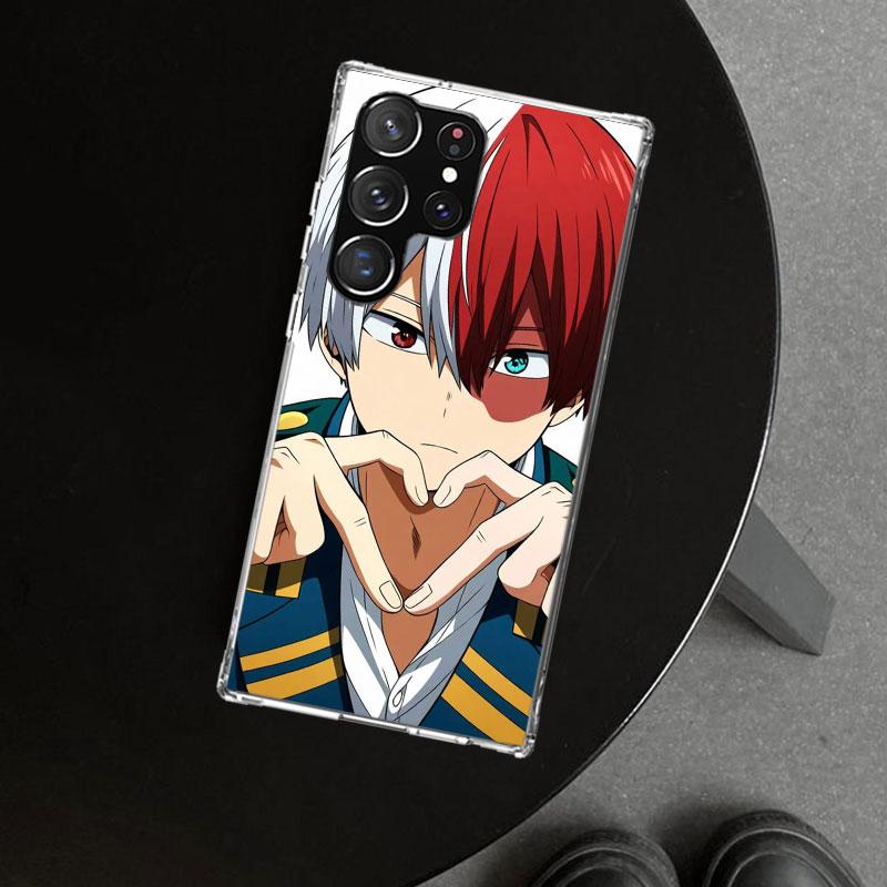 Todoroki Shoto MHA My Hero Phone Case Cover for Samsung Galaxy S26 S25 Edge S24 S23 Ultra S22 Plus S21 FE S20 + Art Customized F