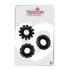 Cockring - Dream Toys - Ensemble de 3 - Textures variées - Extensibles - Ajustement serré