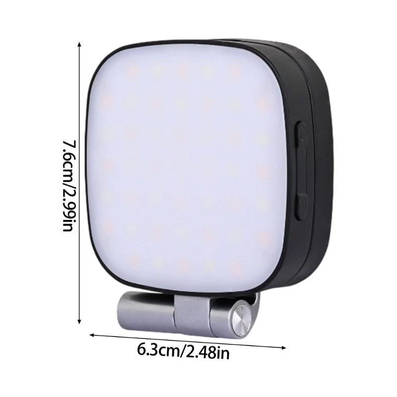 Portable Pocket Sized Vanity Mirror Light With 3 Lighting Mode Magnetic Attachment for Phone 17 Series Type C Charging