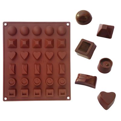 1/2Pcs Silicone Mold for Chocolate Jelly Candy Making DIY Baking Tool