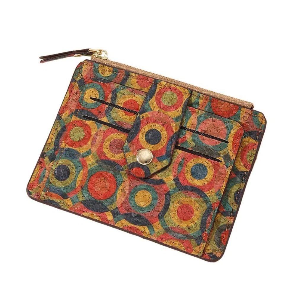 Portable Vintage Women's Short Wallet Multi-position Large Capacity Pocket Purse Soft Leisure Multi-card Slot Purse Unisex