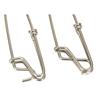 Stainless Steel Fishing  Pins With Open Eyes / Closed Eyes Swivel Connector Long Line Trolling
