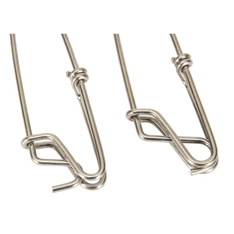 Stainless Steel Fishing  Pins With Open Eyes / Closed Eyes Swivel Connector Long Line Trolling