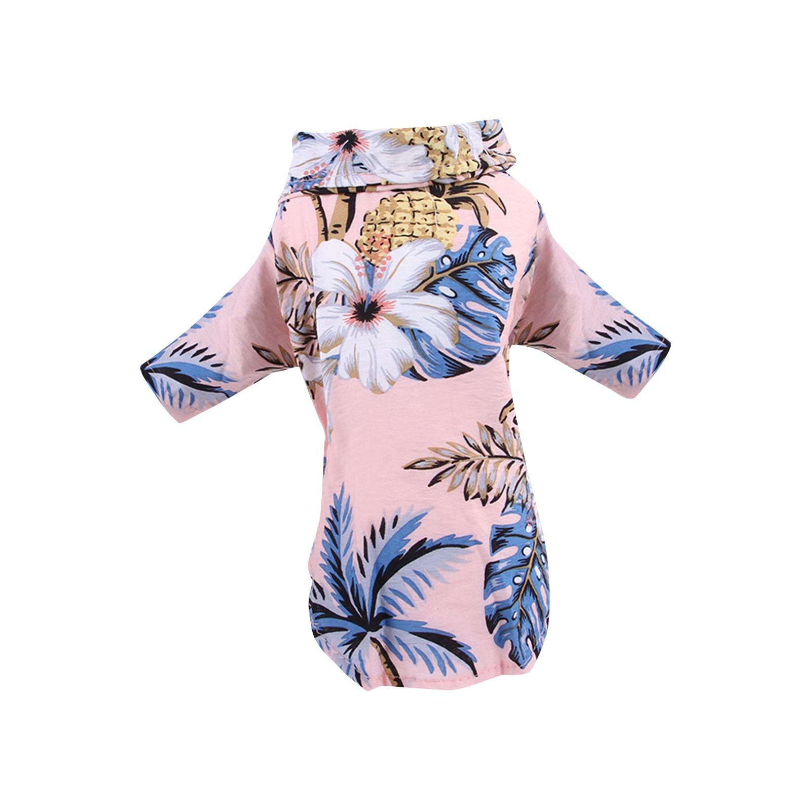 

Pet Dog Summer Clothes Skirt Printing Cute Pet Puppy Vest Clothing Shirt XS небесно-голубой