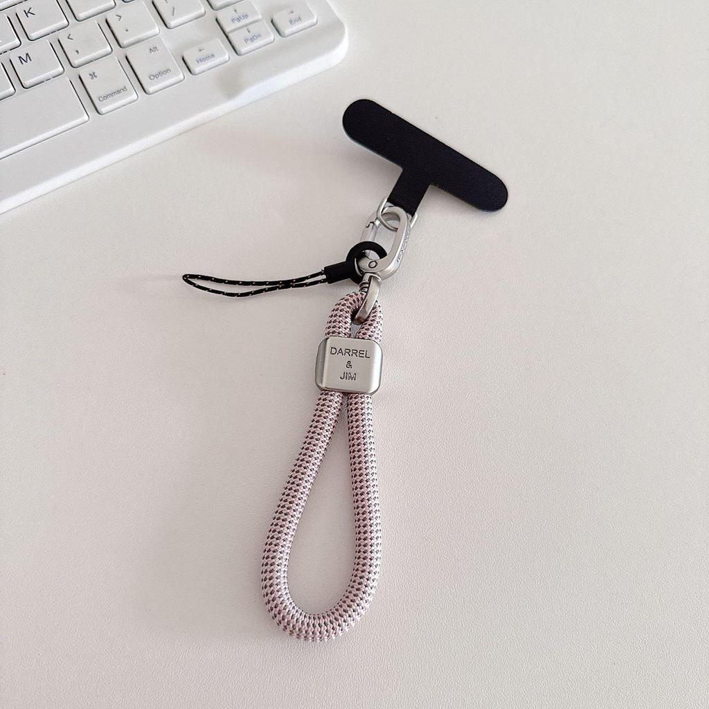 Premium Anti-Drop Metal Buckle Phone Lanyard with Finger Ring and Handheld Short Rope