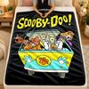 Flannel BlanketScooby-Doo Warm Soft Throw Blanket for Indoor Sofa Bed Living Room Use
