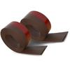 2PCS Pack Door Draft Stopper Brown Cool Air Insulation Noise Reduction Door Bottom Seal for Frameless Sliding Door Wood