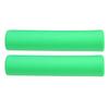 1 Pair Bicycle Handlebar Grips Anti skid Shock Proof Silicone Bike Grip With End Plugs Green