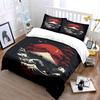 Red Sun and Waves Art Print Bedding Duvet Cover Set Duvet Cover Pillowcases  (1*Duvet Cover 2*Pillowcases, without duvet insert)