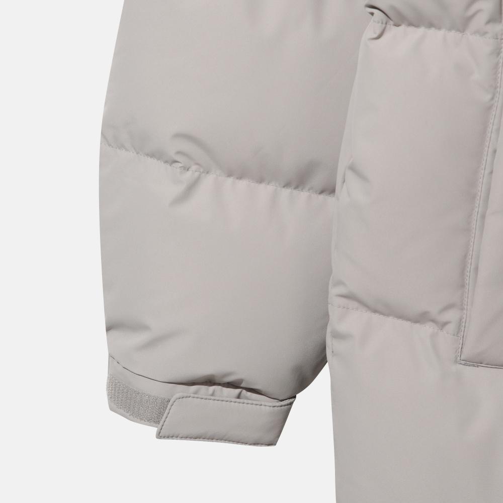 Nepa 7Lf2089 Unisex Essential Heavy Long Down Jacket_Greyish Beige