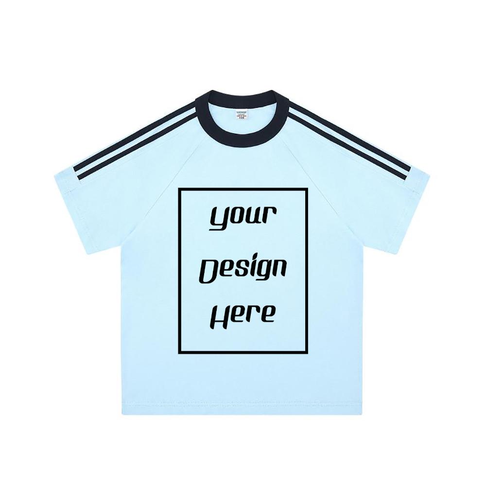 

Мальчики и девочки мода уличная одежда индивидуальный узор принт детская футболка Harajuku повседневная O-образный вырез с короткими рукавами детская футболка 120