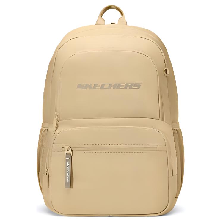 Skechers Commuter Fashion Zipper Closure Fabric Backpack Unisex Backpack Irish-Cream L125U049-028R Irish Cream