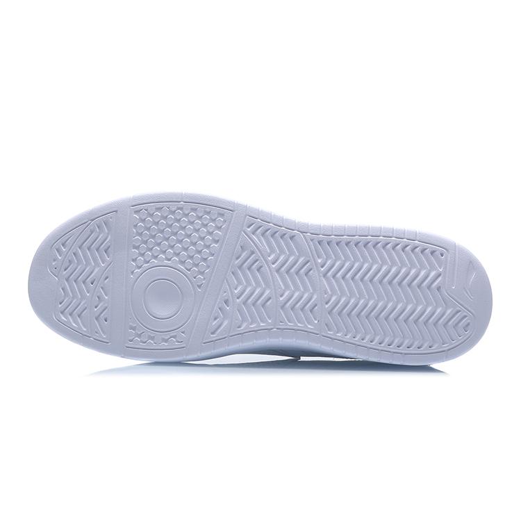 New LiNing Street Player Coverage Warm Water Resistant Low Top Skateboard Shoes White Black AGCQ251-4