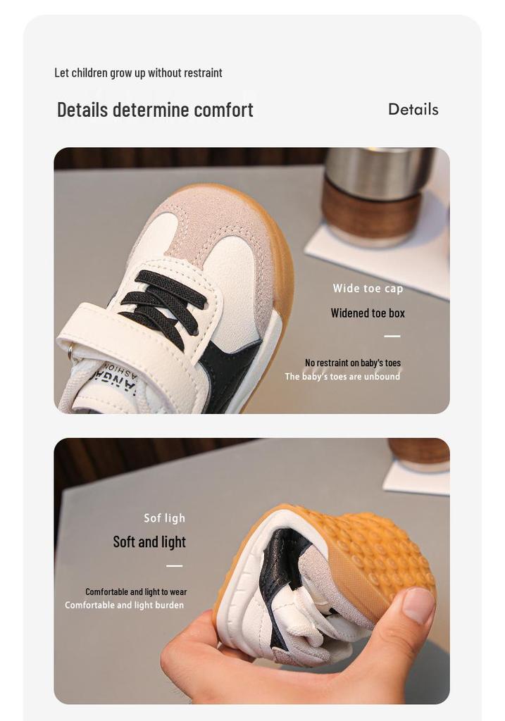 Versatile Kids' Spring & Autumn Sports Shoes - Soft, Breathable, New Style for Boys & Girls
