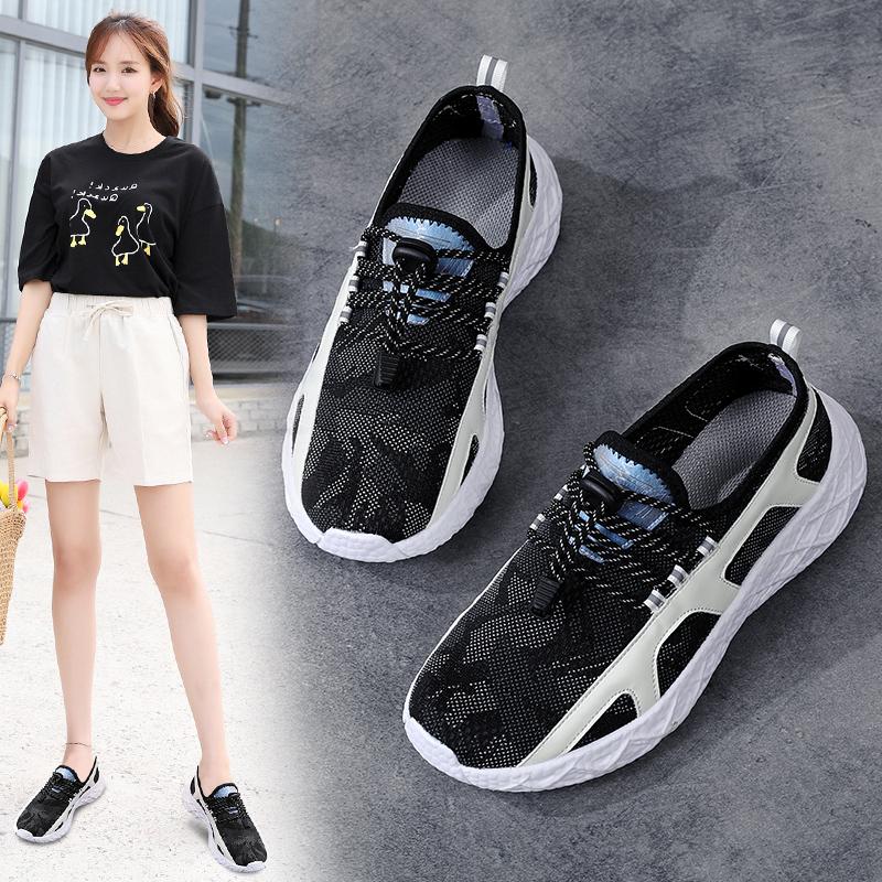 Fashion Ladies Chunky Sneakers 2025 Breathable Women Sneakers Platform Flat Shoes Casual Trainers Stylish Comfortable Student Girl Pink