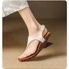Square Toe Peep Toe Modern Sandals Buckle Strap Women's Sandals Shoes for Women 2025 New Summer Novelty Women's Sandals