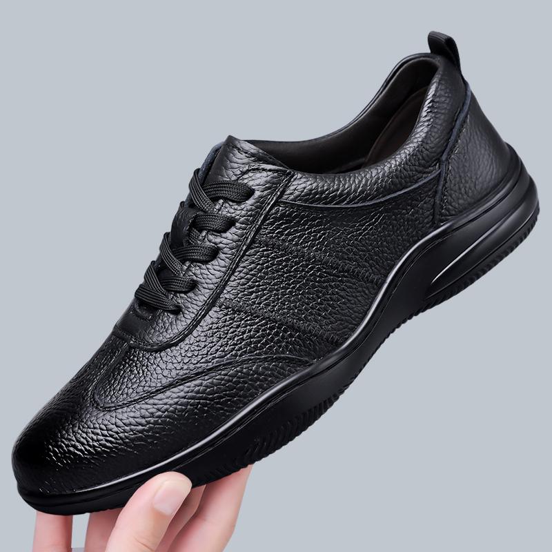 Fashion Casual Business Men's Leather Shoes Sports Comfort Style Design Daily Office Work High Quality Adult Shoes Lightweight Hot