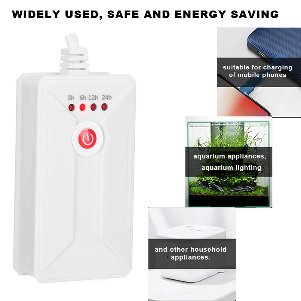 Časovač pro akvárium   Standardní inteligentní   Vícesegmentový časovač  (ZYT21 Vícenásobný časovačBílý )