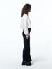 HAUS072C Wool Wide Pants Black