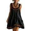Women’s Sleeveless Mini Dress Casual Loose Fit Retro Style Sundresses for Women Summer Dresses for Women Maxi Dresses for Women Boho Dresses for Women