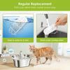 3/6/9Pcs Folding Runway Replacement Filter For Cat Dog Water Drinking Fountain Carbon Replaced Filters Fountain Dispenser Feeder