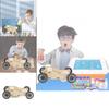 Children's Diy Rubber Band Powered Car Material Pack Educational Physics Science Toy