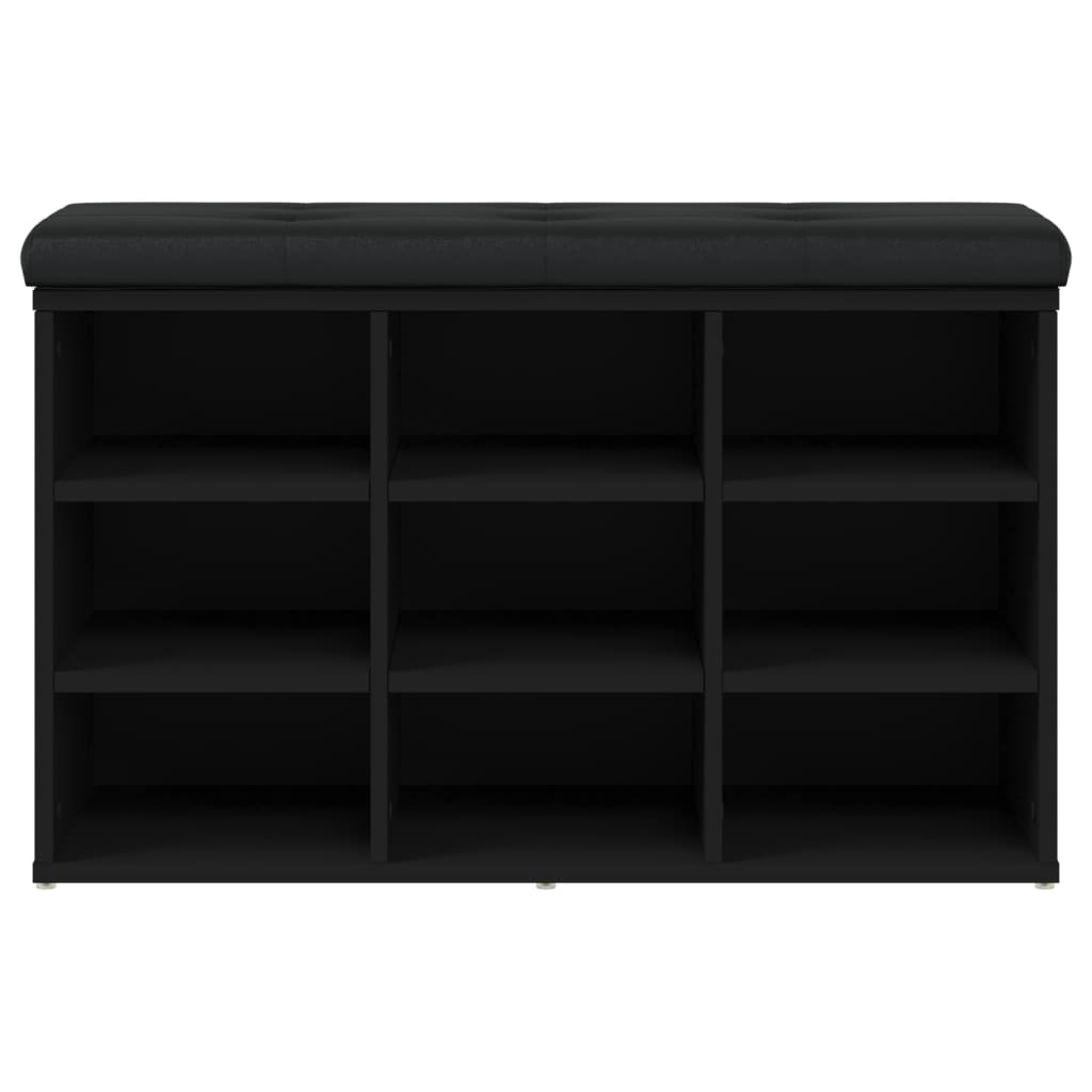 Schuhbank für den Eingangsbereich, mit Platz für 9 Paar Schuhe, vielseitig einsetzbare Schuhbank, 82 x 32 x 50 cm